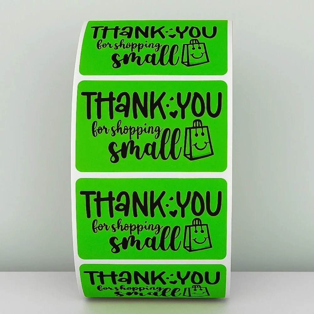 Thank You for Shopping Small Stickers Packaging Labels for Small Business Order